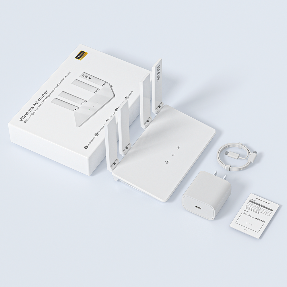 Sworix Smart Home C8 Long Range Wireless Router 300Mbps Wifi6 Wireless Router 4G Lte Cpe Modem Routers